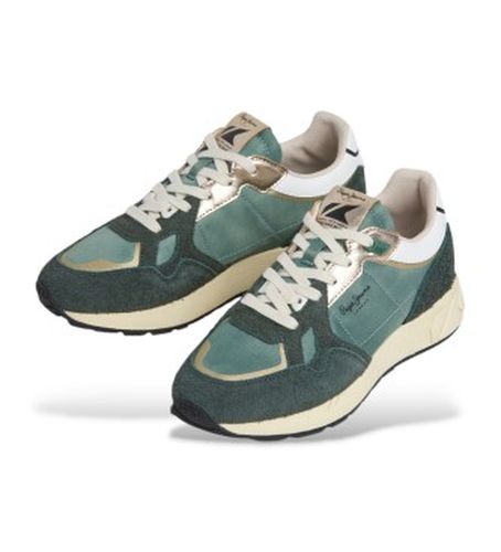 PLS600010 Baskets en cuir Marlon Métal (36), Plat, 1 à 3 cm, Lacets, Casuel - Pepe Jeans - Modalova