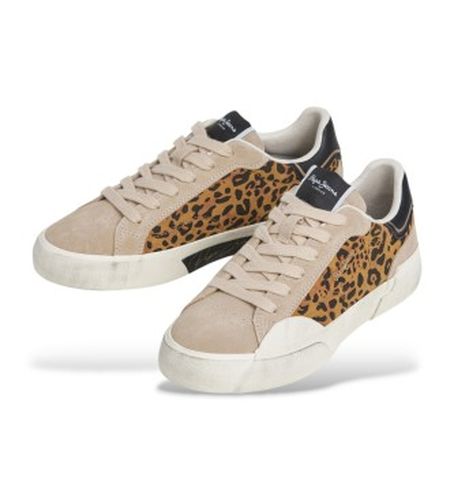 PLS300003 Milan Fierce Leather Sneakers (37), Cuir, Plat, Lacets, Casuel - Pepe Jeans - Modalova