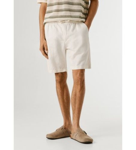 PM8000032 Short Relaxed Linen Smart (34), Blanc, Casuel, Coton - Pepe Jeans - Modalova
