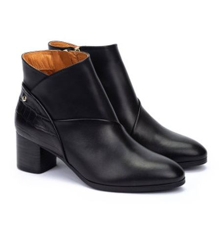 W1Z-8575C1 Bottines en cuir Calafat (38), 5 à 8 cm, Fermeture éclair, Casuel - Pikolinos - Modalova