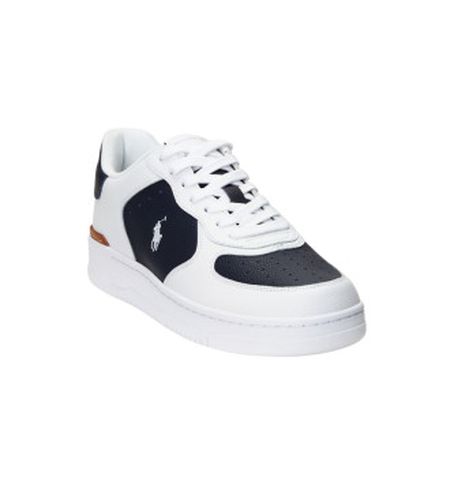 Masters Court Leather Sneakers (45), Cuir, Blanc, Plat, Lacets, Casuel - Polo Ralph Lauren - Modalova