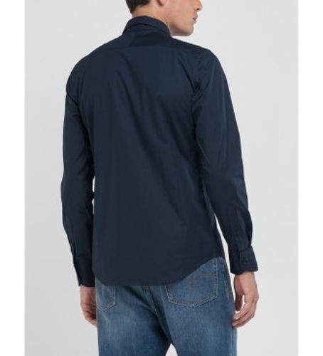 M4140.000.80279A Chemise stretch Popeline (M), Casuel, Coton, Classique, Manche longue - Replay - Modalova