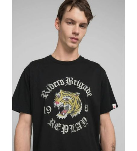 M3222.000.2660 T-shirt imprimé tigre (L), Casuel, Coton, Manche courte - Replay - Modalova