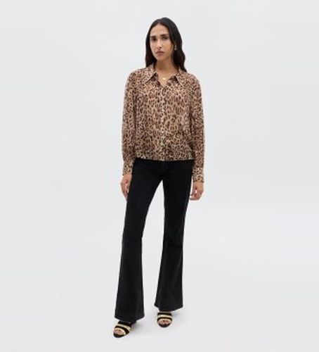 Chemise brune Blake (XS), Marron, Casuel, , Viscose, Manche longue - Rixo - Modalova