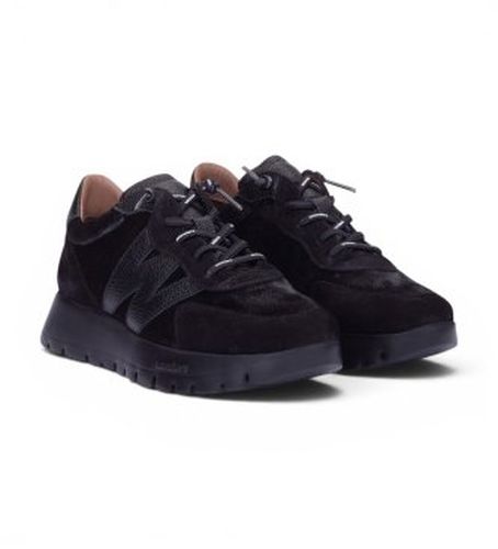A-24111 Baskets en Cuir Odisei01 (36), Plat, 1 à 3 cm, Lacets, Casuel - Wonders - Modalova