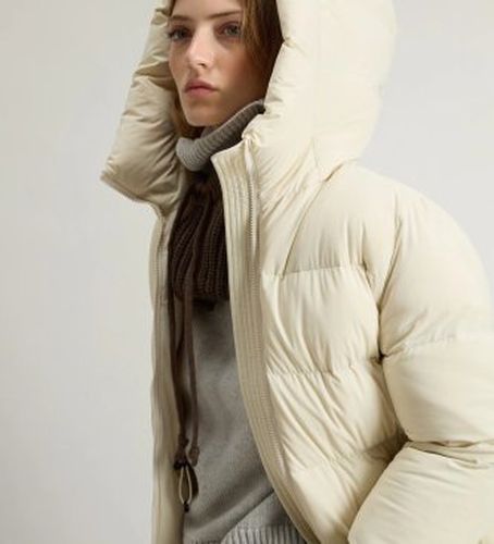 CFWWOU2090FRUT3107 Duffle Coat Cloud avec finition (M), Casuel, Polyamide - Woolrich - Modalova