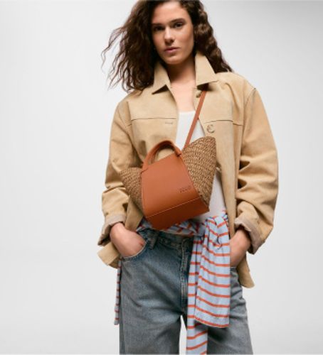 Sac de transport Tulip Raffia Camel (OSFA), , Casuel - TOUS - Modalova