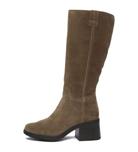 TB0A43M8EIV1 Bottes hautes Bellevaux en cuir (41.5 W), Plat, Fermeture éclair, Casuel - Timberland - Modalova
