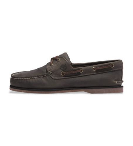 TB0A2GEREL71 Chaussures de bateau classiques à 2 ?illets en cuir (42 W), Plat, Lacets, Casuel, Gris - Timberland - Modalova