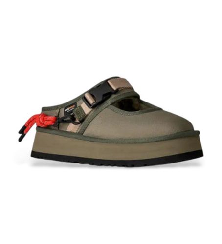Bea Mary Jane Wildwood chaussures en cuir olive brûlé (38), Plat, Boucle, Casuel, Nylon recyclé - Ugg - Modalova