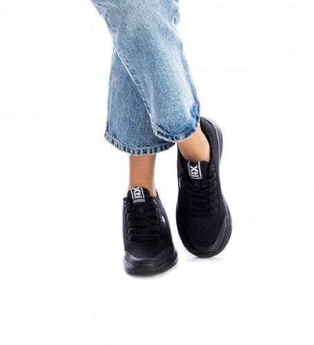 Baskets compensées (36), Tissu, 1 à 3 cm, Lacets, Casuel - XTI - Modalova
