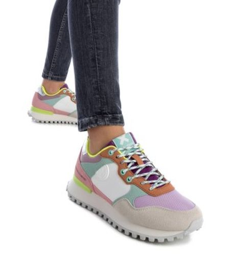 MULTICOLOR Baskets 142934 (36), Tissu, Plat, Lacets, Casuel - XTI - Modalova