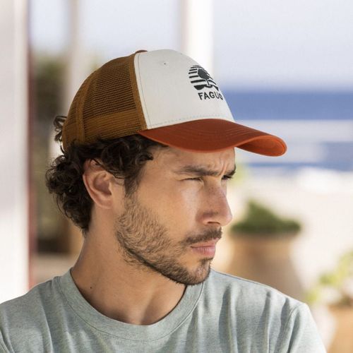 Casquette terracotta & camel - FAGUO - Modalova