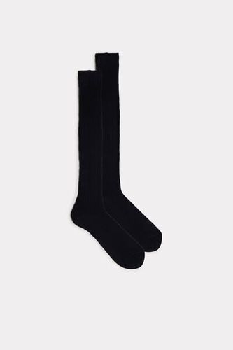 Tall Ribbed Egyptian Cotton Socks Man Size 37-39 - Intimissimi - Modalova