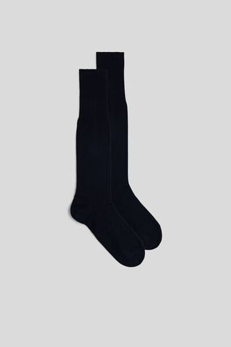 Tall Warm Cotton Socks Man Blue Size 44-45 - Intimissimi - Modalova