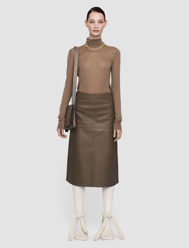 Nappa Leather Sidena Skirt - Joseph - Modalova