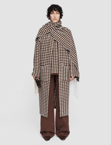 Waffle Knit Scarf Coat - Joseph - Modalova