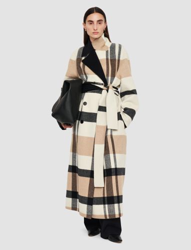 Merton Reversible Check Wool Coat - Joseph - Modalova