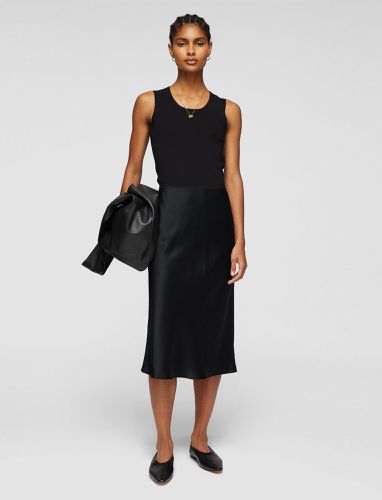 Silk Satin Isaak Skirt - Joseph - Modalova