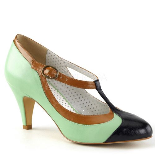 Salomés coloris vert pistache talon haut - Pointure : 40 - Chaussures femmes Pinup Couture - Modalova