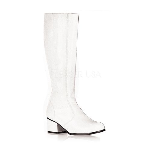 Bottes majorettes blanches vernies - Pointure : 36 - Chaussures femmes Funtasma - Modalova
