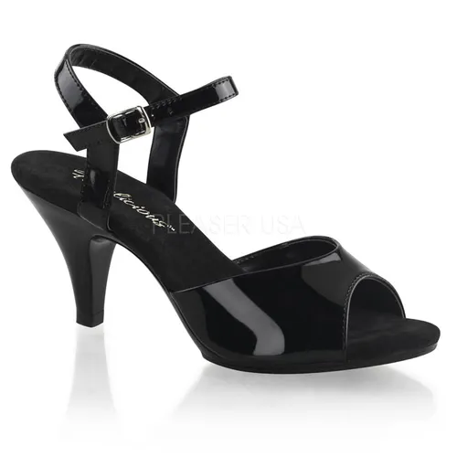 Sandales noires vernies - Pointure : 35 - Chaussures femmes Fabulicious - Modalova