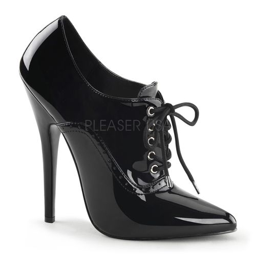 Richelieu noir vernis talon aiguille - Pointure : 48 - Chaussures femmes Devious - Modalova