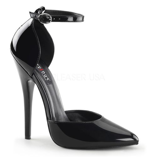 Escarpins coupe d'Orsay noirs vernis - Pointure : 35 - Chaussures femmes Devious - Modalova