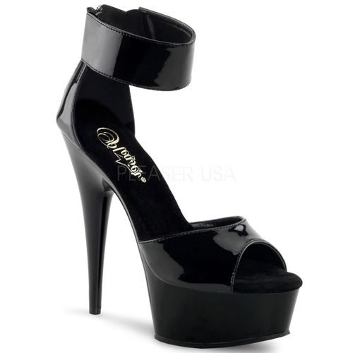 Sandale sexy noire - Pointure : 45 - Pleaser - Modalova