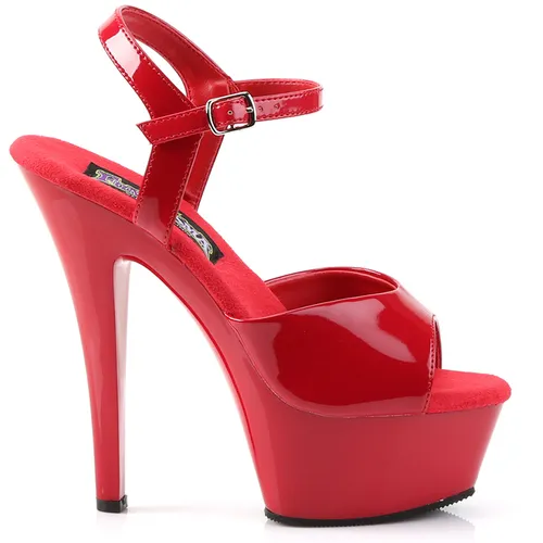 Nu-pied sexy rouge vernis - Pointure : 36 - Chaussures femmes Funtasma - Modalova