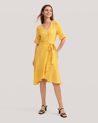 LILYSILK Robe Soie 42 Ambre - LILYSILK - Modalova
