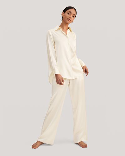 LILYSILK Pyjama Soie M Blanc - LILYSILK - Modalova