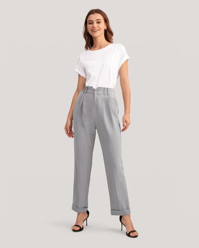 LILYSILK Pantalon Fuselé En Soie - LILYSILK - Modalova