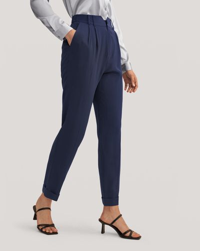 LILYSILK Pantalon De Soie Coupe Régulière Pantalon De Grande Hauteur Température Réglable Pantalon 36-38 - LILYSILK - Modalova