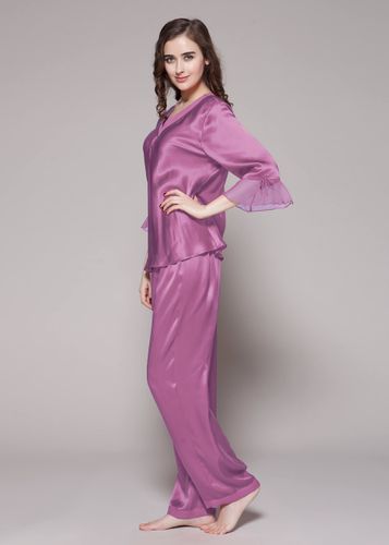 LILYSILK Pyjama en Soie L Violet - LILYSILK - Modalova