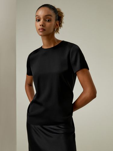 LILYSILK Tee Shirt 100 Soie Col Rond, Vêtement De Détente Parfait 100% Soie Pure Une Touche D'Élégance Dans Votre Vie S - LILYSILK - Modalova