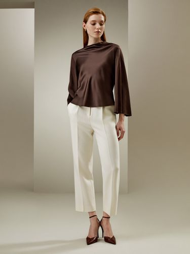LILYSILK Tee Shirt 100 Soie Col Bénitier, Manches 3/4 100% Soie Pure Une Touche D'Élégance Dans Votre Vie XL - LILYSILK - Modalova