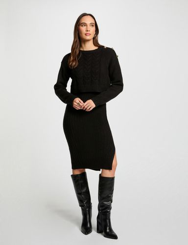 Robe tricot ajustée 2-en-1 - Morgan - Modalova