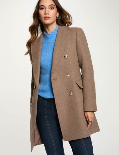 Manteau mi-long avec boutons - Morgan - Modalova