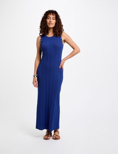 Robe tricot longue ajustée - Morgan - Modalova