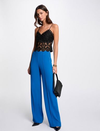 Pantalon jambe large fluide - Morgan - Modalova