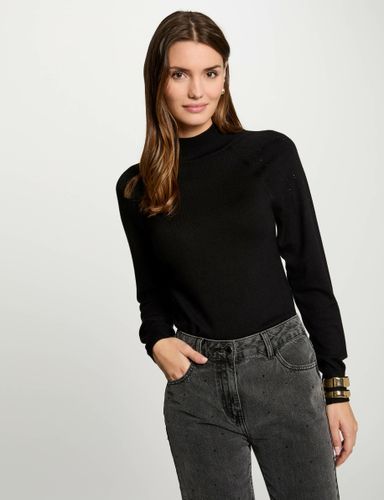 Pull col montant noir femme - Morgan - Modalova