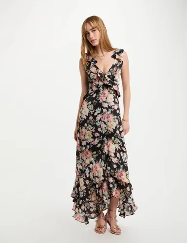 Robe longue droite imprimée - Morgan - Modalova
