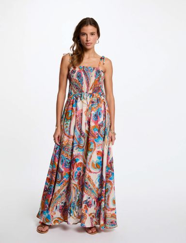 Robe longue droite imprimée - Morgan - Modalova