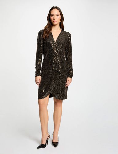 Robe portefeuille sequins - Morgan - Modalova