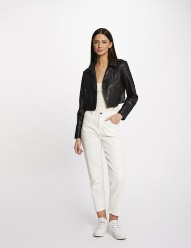 Blouson droit zippé simili cuir - Morgan - Modalova