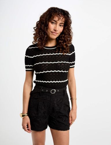 Short taille haute dentelle - Morgan - Modalova