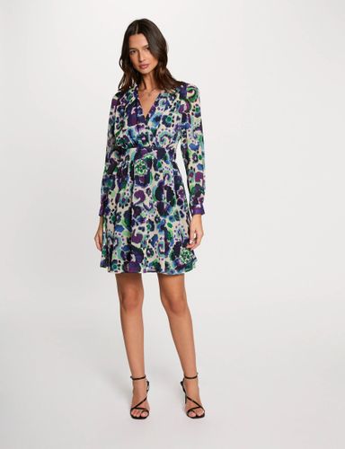 Robe courte évasée imprimée - Morgan - Modalova