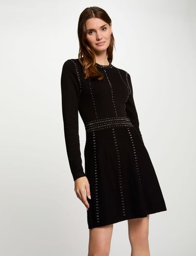 Robe tricot courte ajustée - Morgan - Modalova