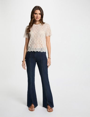 Jeans bootcut avec fentes - Morgan - Modalova